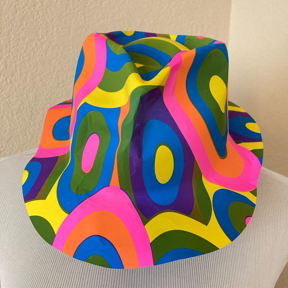 Whimsical hat soft plastic hat fedora like hat